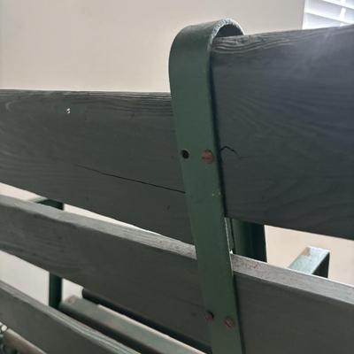 LOT 87: Vintage Stadium Triple Seat