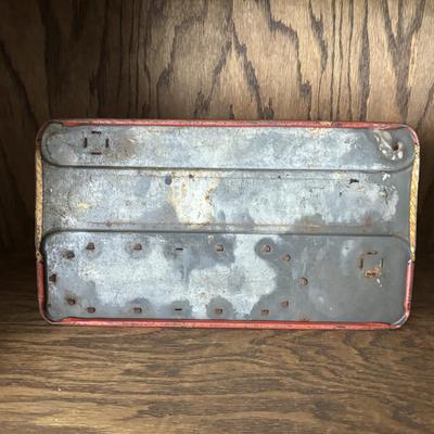 LOT 91: Vintage Tin Garage and Tootsie Toy Cars/Trucks