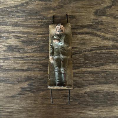 LOT 92: Vintage Metal Toy Soldiers & 2 Composition Soldiers (1 will not stand on its own)