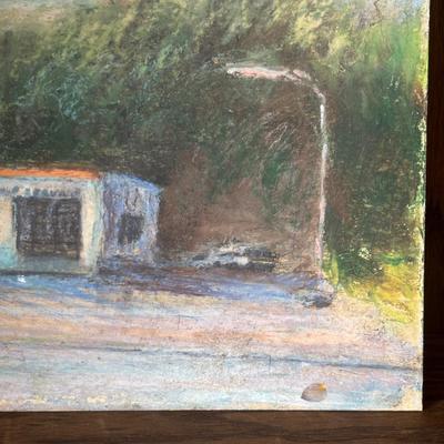 LOT 94: Petroliana Collection: Gulf Station Painting by Local Artist R. Coates, 1986, Ertl Standard Oil & Texaco Banks, Die Cast...
