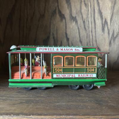 LOT 96: Collectible Tin Toy Street Cars
