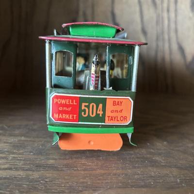 LOT 96: Collectible Tin Toy Street Cars