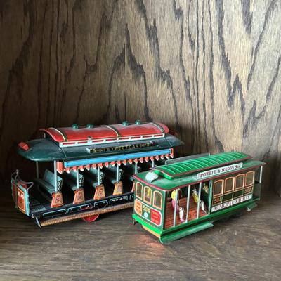 LOT 96: Collectible Tin Toy Street Cars
