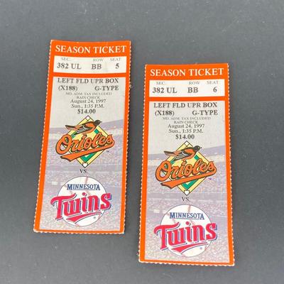 LOT 165: Baseball Decorative Collection - Tin Babe Ruth Cigarette Sign, Home Run Chewing Gum Truck, Cracker Jack Cards, Ticket Stubs and...