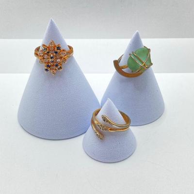 LOT 173: Collection of Rings - Sterling Included