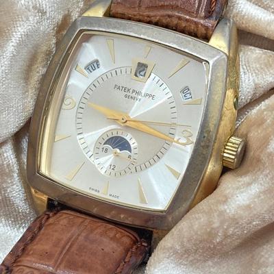 LOT 180: Pair of Patek Philippe Style Watches