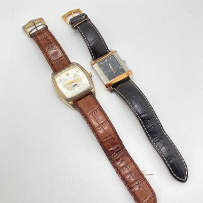 LOT 180: Pair of Patek Philippe Style Watches