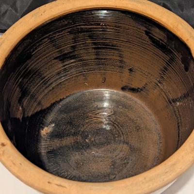 Turned Pottery Crock (B)
