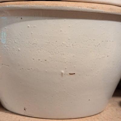 Turned Pottery Crock (B)
