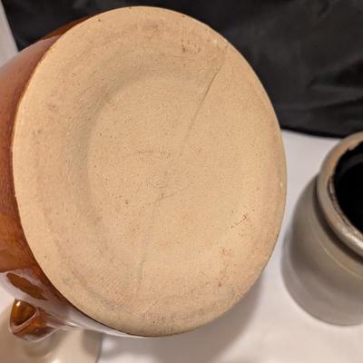 Antique Weir Ceramic Canning Crock Stoneware Crocks (B)