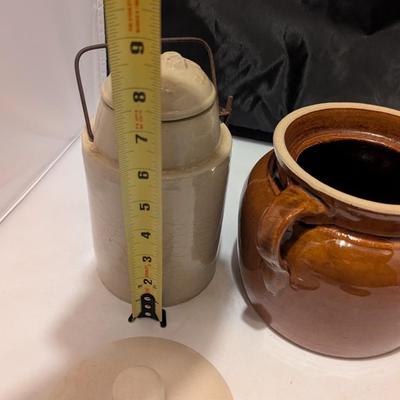 Antique Weir Ceramic Canning Crock Stoneware Crocks (B)