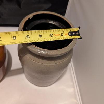 Antique Weir Ceramic Canning Crock Stoneware Crocks (B)