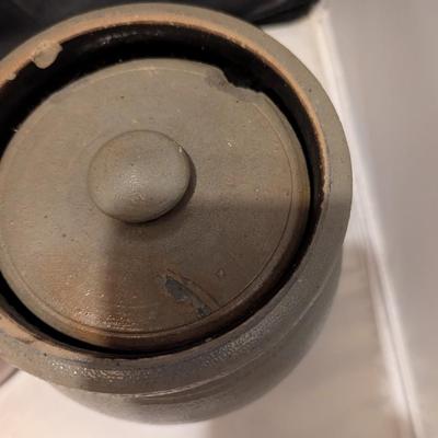 Antique Weir Ceramic Canning Crock Stoneware Crocks (B)