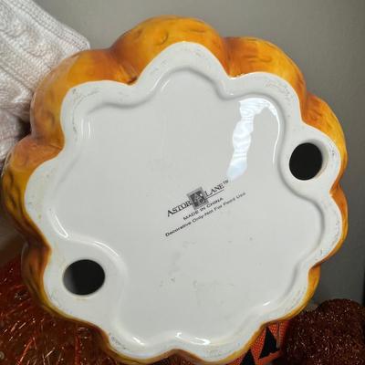 Lot 2 Pumkin Jack O'Lantern decor