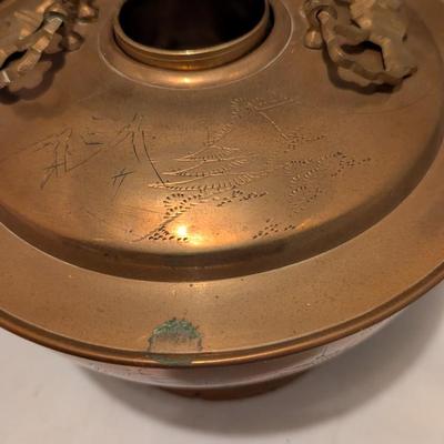 Middle East Brass Handmade Handled Large Incense Burner (B)