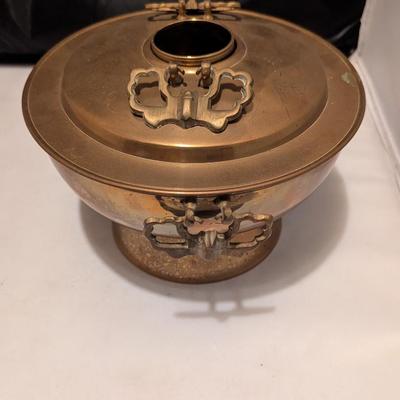 Middle East Brass Handmade Handled Large Incense Burner (B)
