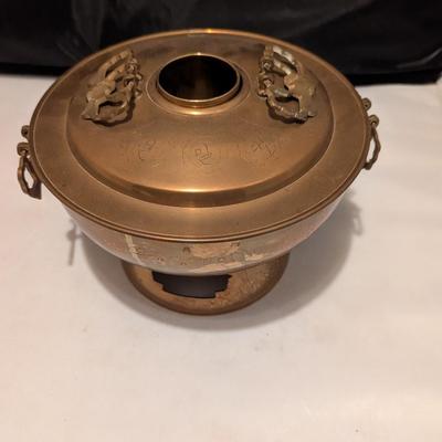 Middle East Brass Handmade Handled Large Incense Burner (B)