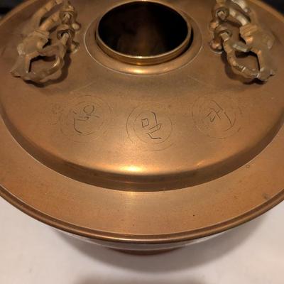 Middle East Brass Handmade Handled Large Incense Burner (B)