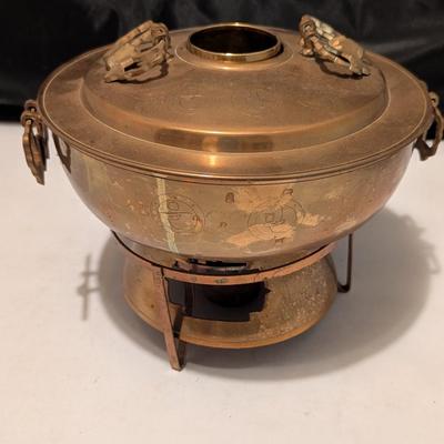 Middle East Brass Handmade Handled Large Incense Burner (B)