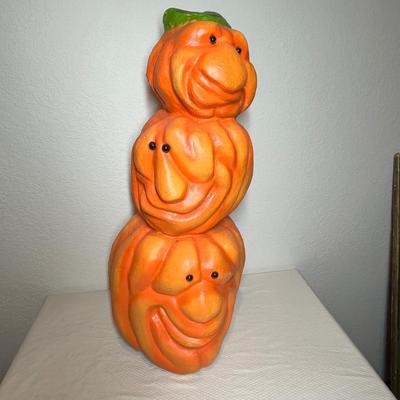 Lot 3 Empire 1990s Foam Pumpkins Figure