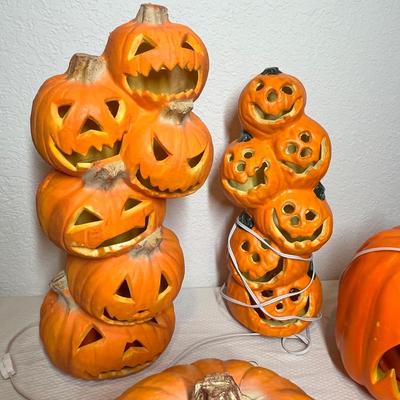 Lot 4 Trendmasters & other Foam Pumpkins