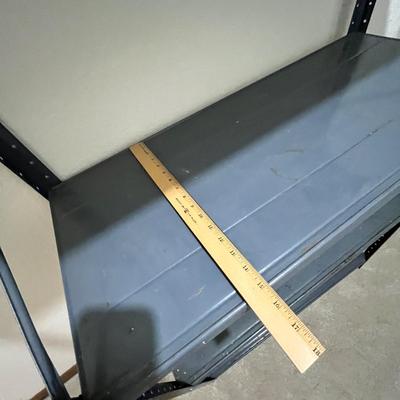 Lot 8 Six foot Steel Storage shelf