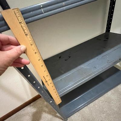 Lot 8 Six foot Steel Storage shelf