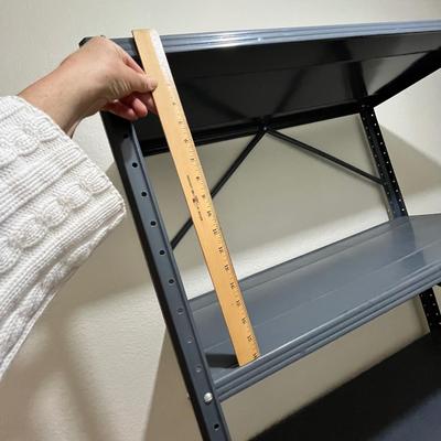 Lot 8 Six foot Steel Storage shelf
