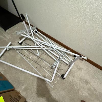 Lot 11 Metal Clothes Rack