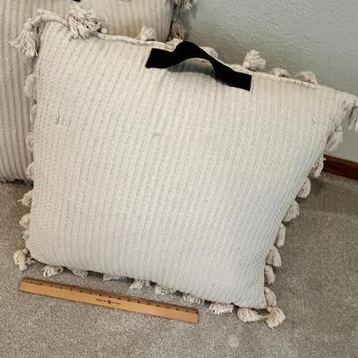 Lot 13 Large throw pillows