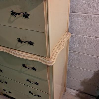 Antique Dresser Made By Lullabye Furniture Corp Circa 1940's (B)