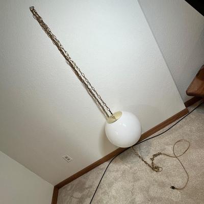 Lot 23 70s Swag lamp
