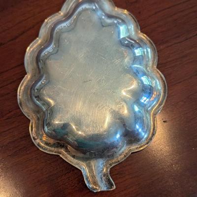 Sterling Silver Leaf Dish 134 Grams (DR)