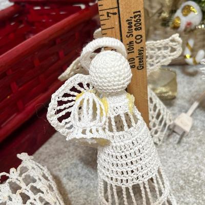 Lot 40 Tote of Christmas Decor