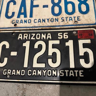 Vintage License Plates