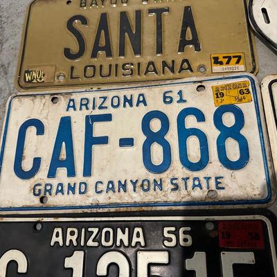 Vintage License Plates
