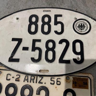 Vintage License Plates