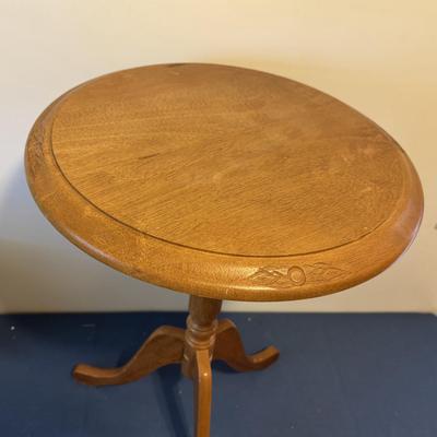 Three Legged Pedestal Table