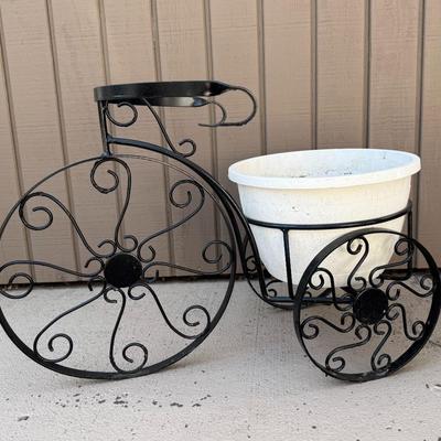 Tricycle Metal Planter