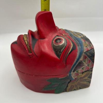 Java Indonesia Carved Trinket Dish