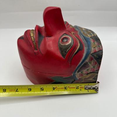 Java Indonesia Carved Trinket Dish