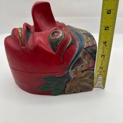 Java Indonesia Carved Trinket Dish