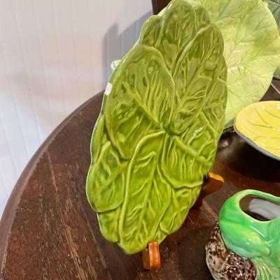 K1233 Large Collection of Frog Themed Dishes by Dept. 56 B. St. John