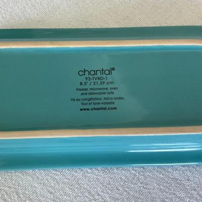 Le Creuset Salt/Pepper Shaker and Chantal Butter Dish