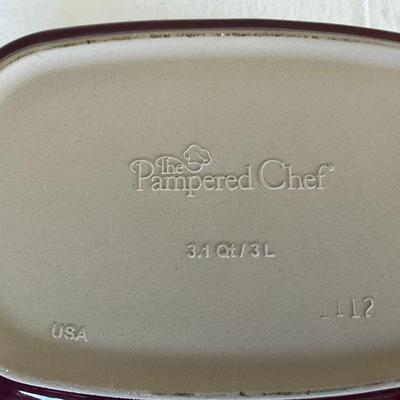 New Pampered Chef 3qt Casserole Pan
