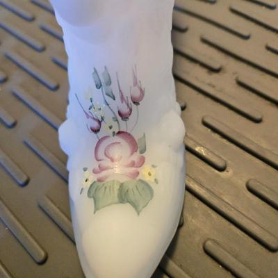 Sale Photo Thumbnail #7: Hand painted in lovely colors by R. BLEVINS