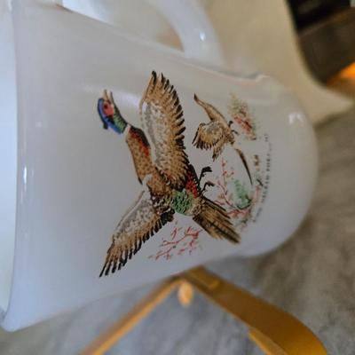 FireKing Game bird mug Set