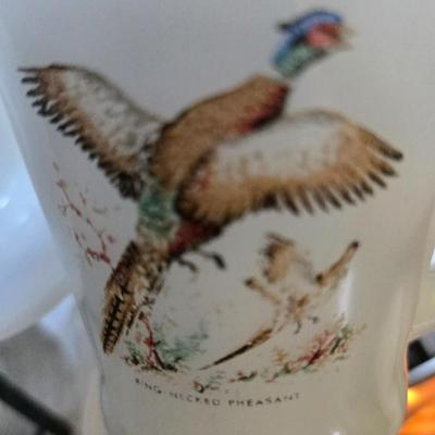 Set of 4 Pheasant Mugs