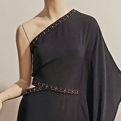 RALPH LAUREN Purple Label Demi Couture Studded One Shoulder Demi Couture dress