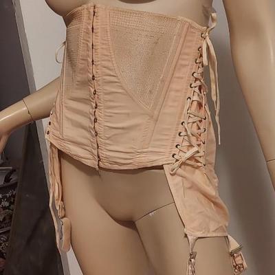 Vtg 1930 Balleeina Pink Corset by Spencer Numbered